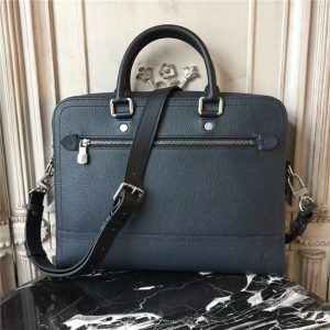 Louis Vuitton Canyon Briefcase Blue Marine