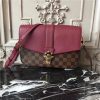Louis Vuitton Zipped Handbag PM Monogram Empreinte Leather Cherry