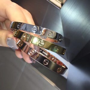 Cartier Love Bracelet Yellow and Rose Gold Super Quality (Women Size, NO DIAMONDS)