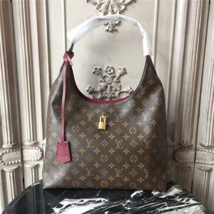 Louis Vuitton Flower Hobo Monogram Bordeaux