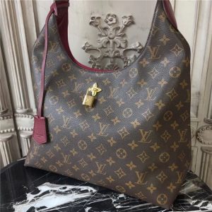 Louis Vuitton Flower Hobo Monogram Bordeaux