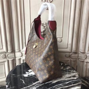 Louis Vuitton Flower Hobo Monogram Bordeaux