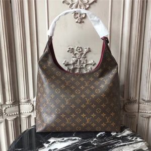 Louis Vuitton Flower Hobo Monogram Bordeaux