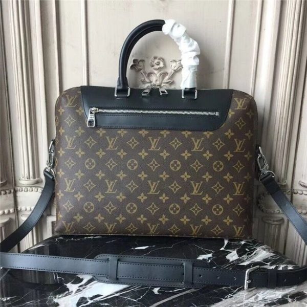 Louis Vuitton Porte-Documents Jour Monogram Macassar Canvas