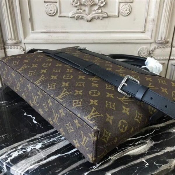 Louis Vuitton Porte-Documents Jour Monogram Macassar Canvas