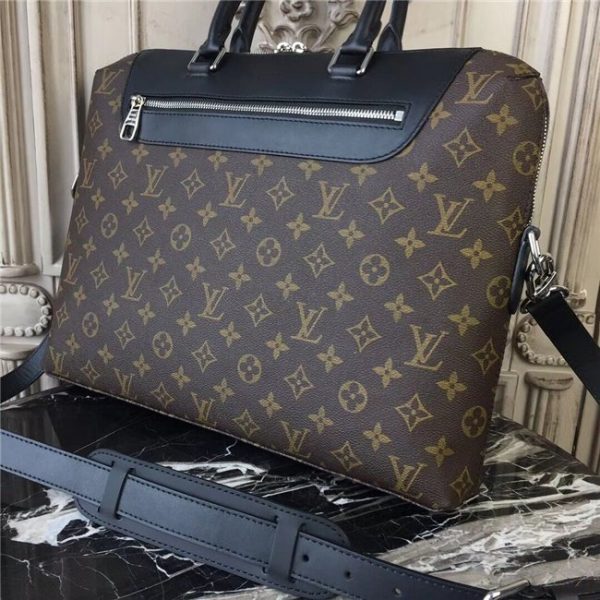 Louis Vuitton Porte-Documents Jour Monogram Macassar Canvas