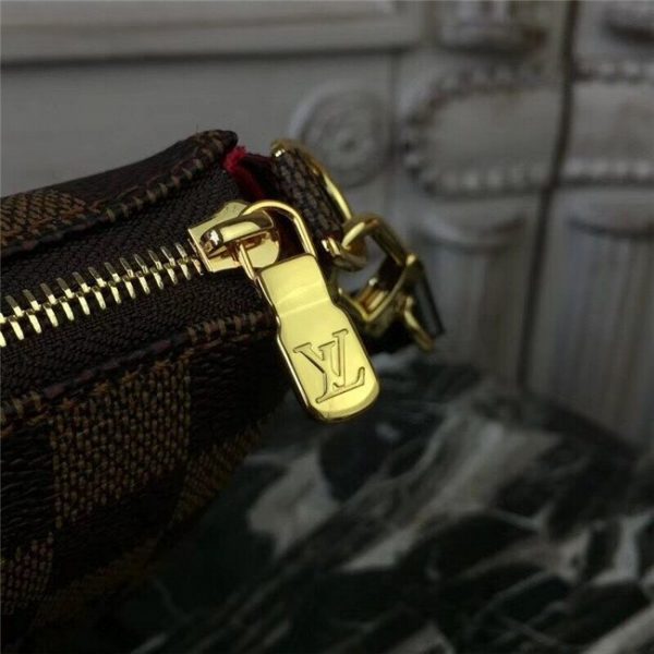 Louis Vuitton Pochette Accessoires Damier Ebene Canvas