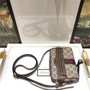 Gucci Ophidia GG Supreme Mini Bag GG Supreme Canvas