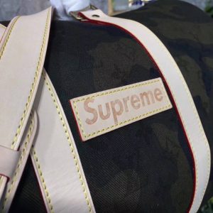 Louis Vuitton x Supreme Keepall Bandouliere Monogram Camo