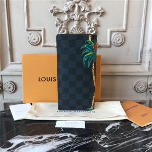 Louis Vuitton Brazza Wallet Damier Cobalt Canvas