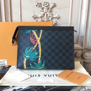 Louis Vuitton Pochette Voyage MM Damier Cobalt Canvas