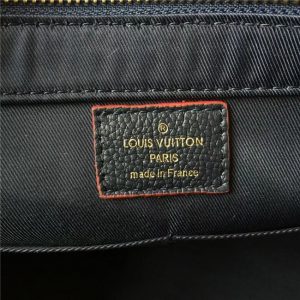 Louis Vuitton Zipped Handbag PM Monogram Empreinte Leather Marine Rouge