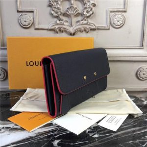 Louis Vuitton Pont-Neuf Wallet Marine Rouge