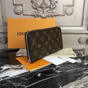 Louis Vuitton Zippy Wallet Monogram Canvas Coquelicot