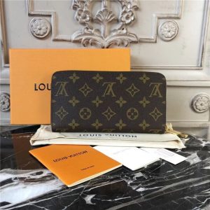 Louis Vuitton Zippy Wallet Monogram Canvas Coquelicot