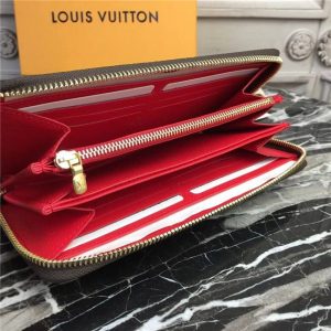 Louis Vuitton Zippy Wallet Monogram Canvas Coquelicot