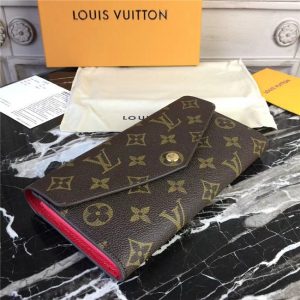 Louis Vuitton Sarah Wallet Coquelicot