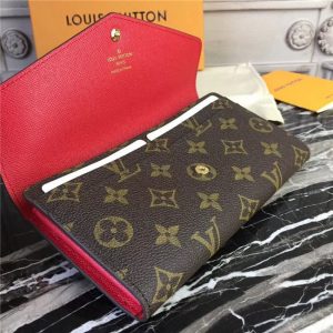 Louis Vuitton Sarah Wallet Coquelicot