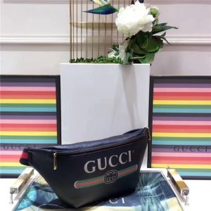 Gucci Print Leather Belt Bag (Varied Colors)