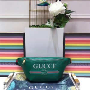 Gucci Print Leather Belt Bag (Varied Colors)