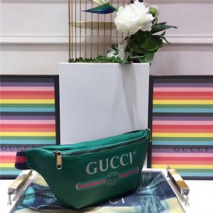 Gucci Print Leather Belt Bag (Varied Colors)