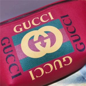 Gucci Print Leather Belt Bag (Varied Colors)