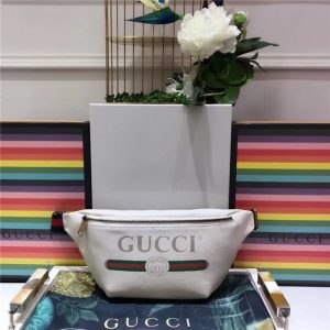 Gucci Print Leather Belt Bag (Varied Colors)