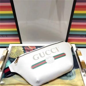 Gucci Print Leather Belt Bag (Varied Colors)