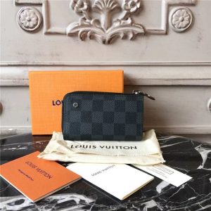 Louis Vuitton Car Key Case Damier Graphite Canvas