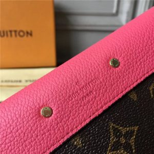 Louis Vuitton Pallas Wallet Rose Litchi