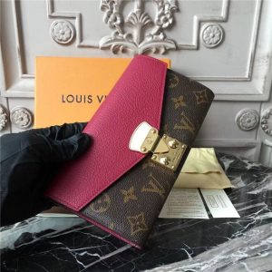 Louis Vuitton Pallas Wallet Raisin