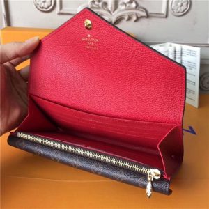 Louis Vuitton Double V Wallet Red