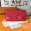 Louis Vuitton Slender ID Wallet Taiga Leather Bleu Marine