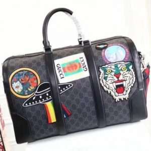 Gucci Night Courrier Soft GG Supreme Carry-on Duffle