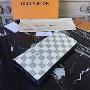 Louis Vuitton Brazza Wallet Damier Coastline Canvas