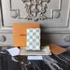 Louis Vuitton Zip Compact Wallet (Damier Ebene)