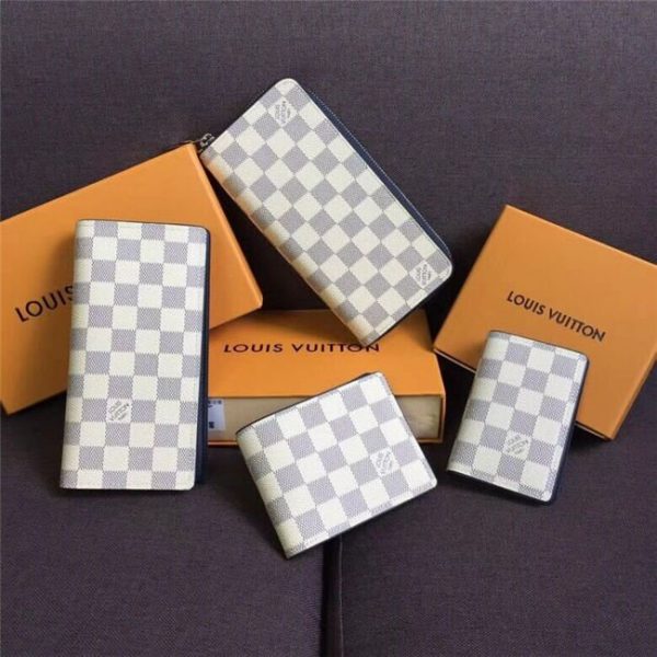 Louis Vuitton Zippy Wallet Vertical Damier Graphite Stripe