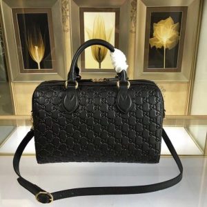 Gucci Soft Signature Leather Top Handle Bag