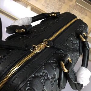 Gucci Soft Signature Leather Top Handle Bag