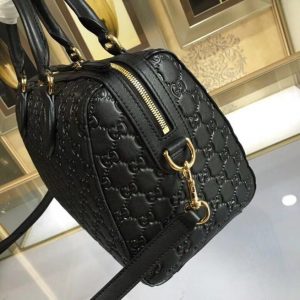 Gucci Soft Signature Leather Top Handle Bag