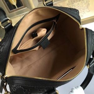 Gucci Soft Signature Leather Top Handle Bag