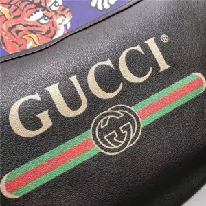 Gucci Print Half-Moon Hobo Bag (Varied Colors)