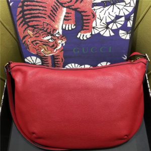 Gucci Print Half-Moon Hobo Bag (Varied Colors)