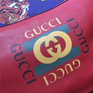 Gucci Print Half-Moon Hobo Bag (Varied Colors)