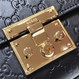 Gucci Padlock Small GG Signature Shoulder Replica Bag (Varied Color) Leather