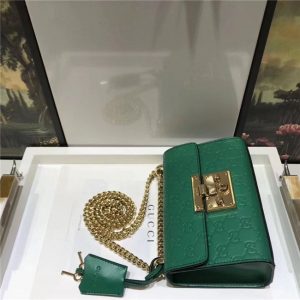 Gucci Padlock Small GG Signature Shoulder Replica Bag (Varied Color) Leather