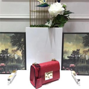 Gucci Padlock Small GG Signature Shoulder Replica Bag (Varied Color) Leather