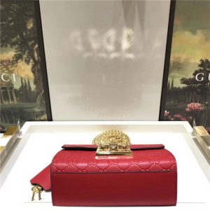 Gucci Padlock Small GG Signature Shoulder Replica Bag (Varied Color) Leather