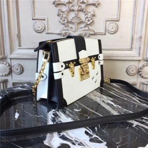 Louis Vuitton Trunk Clutch Epi White