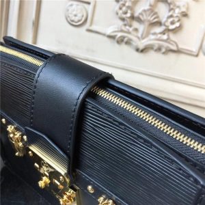 Louis Vuitton Trunk Clutch Epi Noir